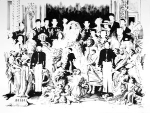 Ballade van Charles en Di, 2006 (indinan inkt op papier)