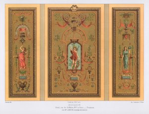 Boudoir, Rue de Solferino, Parijs, 19e eeuw door Daumont