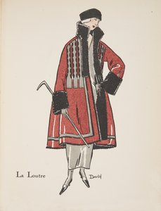 La Loutre (uit een collectie modeplaten) door David