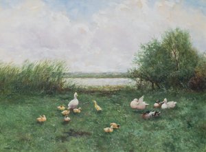 Eenden en eendjes door David Adolph Constant Artz