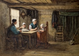 De Middagmaaltijd door David Adolph Constant Artz