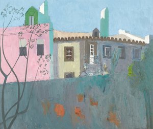 Gesprek in een Portugees dorp, ca. 1961-67 door David Alan Redpath Michie