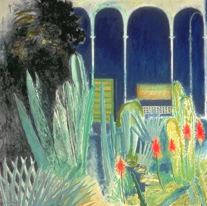 In de Majorelle-tuinen door David Alan Redpath Michie