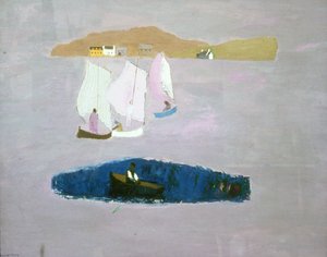 Zeilen bij muren door David Alan Redpath Michie