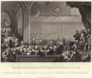 Algemene Vergadering van de Kerk van Schotland zoals in 1783