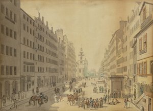 Uitzicht op de High Street van Edinburgh vanuit het oosten, 1793