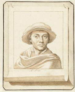 Portret van een man, naar een zestiende-eeuws model