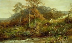 Herfstrivier Scène, De Beek door David Bates