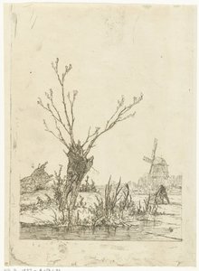 Winterlandschap door David Bles