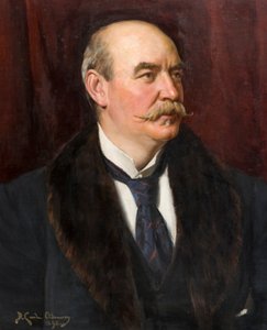 Portret van James Russell (Dundee Chemicus) door David Comba Adamson