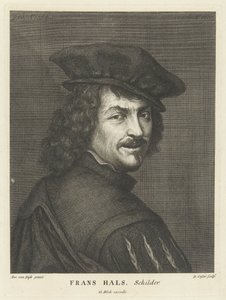 Portret van de schilder Frans Hals door David Coster