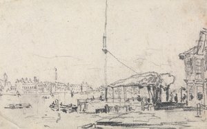 Een uitzicht op de Schelde