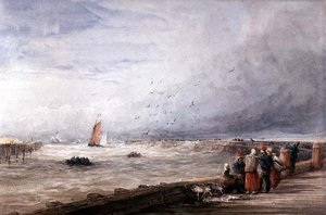 Calais Pier door David Cox