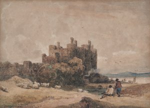 Conway Castle door David Cox