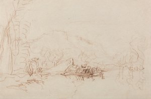 Rivier Scène door David Cox