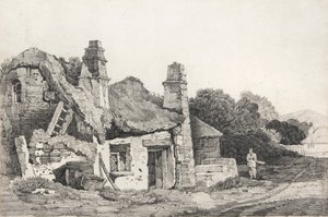 Vervallen Huisje door David Cox
