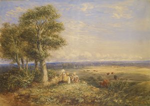 De Veldleeuwerik, 1848 door David Cox