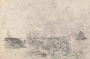 De wind op de heide door David Cox