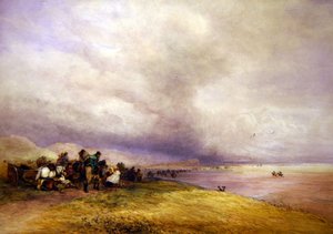 Ulverstone Sands door David Cox