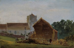 Allerheiligenkerk, Hastings, 1812 door David Cox the elder