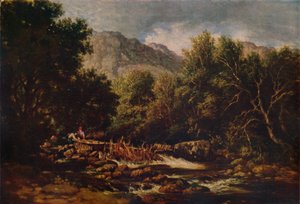 Op de Lledr door David Cox the elder