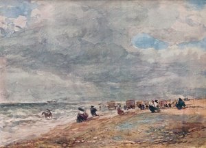 Rhyl Sands, ca. 1850 door David Cox the elder