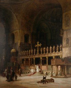 Interieur van de Basiliek van San Marco, Venetië