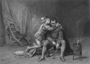 Prins Arthur en Hubert Koning Jan, ca. 1870 door David Desvachez