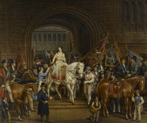 Lady Godiva-processie van 1829, 1867 door David Gee