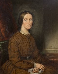 De Vrouw van de Schilder Harriet (1809–1868), c.1868 door David Gee