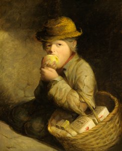 Een Lucifersverkoper, ca. 1859
