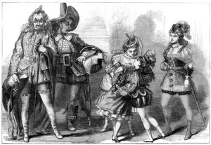 Een scène uit The Babes in the Wood, in Covent Garden Theatre, Londen, 1875 door David Henry Friston