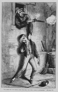 Illustratie voor Oliver Twist door Charles Dickens door David Henry Friston