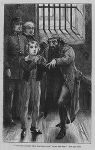 Illustratie voor Oliver Twist door Charles Dickens door David Henry Friston