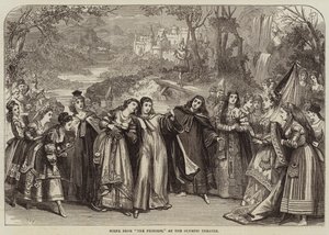 Scène uit De Prinses, in het Olympic Theatre