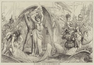 De Pantomimes, voorbereiding op de Transformatiescène door David Henry Friston