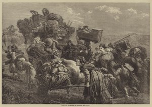 De recente vlucht van boeren naar Parijs door David Henry Friston