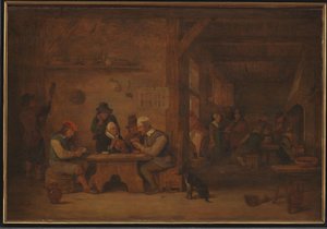 Interieur van een Herberg door David I Teniers
