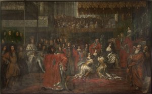 Kroning van koningin Ulrika Eleonora de Oudere (1656-1693) door David Klöcker Ehrenstrahl