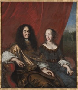 Gustav Adolf (1633-1695), hertog van Mecklenburg-Guestrow en Magdalene Sibylle van Holstein-Gottorp (1631-1719)
