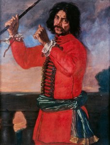 Hindrik Hasenberger, de hofnar, 1651 door David Klöcker Ehrenstrahl