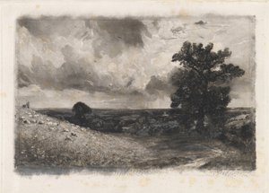 Middag door David Lucas after John Constable