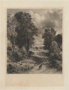 Het Korenveld door David Lucas after John Constable