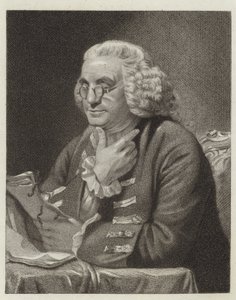 Benjamin Franklin door David Martin