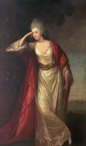 Margaret Kemble, vrouw van generaal de Hon. Thomas Gage, 1775 door David Martin