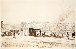 Een keuken in het veld, illustratie uit 