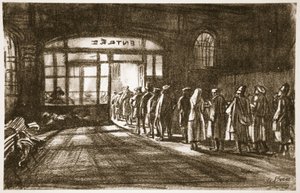 Bij een basisstation, illustratie uit 