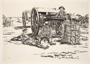 Dinnertijd: Mannen van de RFA, illustratie uit 