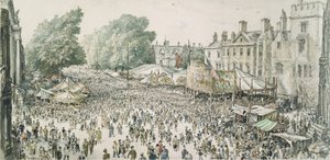St. Giles Fair, Oxford door David Muirhead Bone