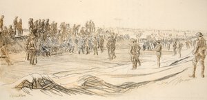 Bewaking van Duitse gevangenen, illustratie uit 